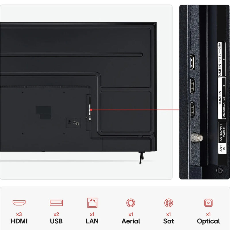 LG UA75 75" 4K UHD LED Smart TV | 75UA75006LA.AEKQ