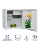 Adamo Table Top Fridge 46L with Ice Box & Lock White BC50C