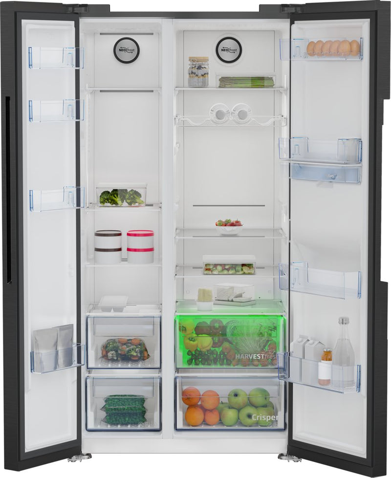 Beko American Style Fridge Freeze with HarvestFresh™ ASD2442VPZ