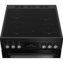 Beko 60cm Freestanding Electric Ceramic Cooker - Black | FDC6731K