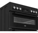Beko 60cm Freestanding Electric Ceramic Cooker - Black | FDC6731K