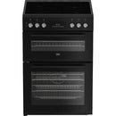 Beko 60cm Freestanding Electric Ceramic Cooker - Black | FDC6731K