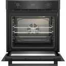 Blomberg Single Fan Oven 72L Capacity Dark Steel ROEN9202DX