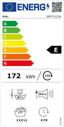 Beko 8kg Heat Pump Tumble Dryer with Sensor Programmes BM3T3822W