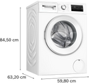 Bosch Series 4 9KG 1400RPM Freestanding Washing Machine – White | WAN28255GB