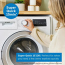 Bosch Series 4 Washing machine, Front Loader 9kg 1400 rpm - White WAN28259GB