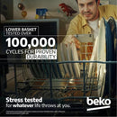 Beko 10 Place Freestanding Slimline 45cm Dishwasher | DVS04X20W