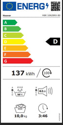 Hoover 10KG Heat Pump Tumble Dryer HBR10N2BRX