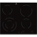 Electrolux 60cm 4 Zone Built-In Electric Hob Black | EHF6241FOK