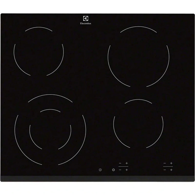 Electrolux 60cm 4 Zone Built-In Electric Hob Black | EHF6241FOK