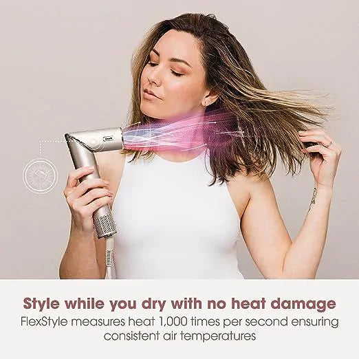 Shark Flexstyle Air Styling and Hair Dryer Straight and Wavy Collection 4-in-1 HD430SLUK