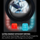 Haier X Series 5 9kg Heat Pump Tumble Dryer HD90-D357GUIUK