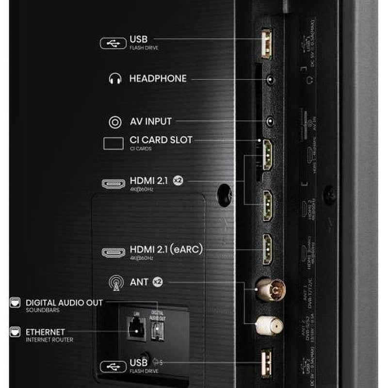 Hisense U6NQ 55" 4K UHD Mini-LED Smart TV | 55U61NQ