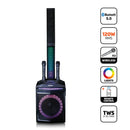 LENCO PA with subwoofer and detachable tweeter column PA-220