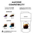 NESPRESSO VERTUO POP COFFEE MACHINE BY KRUPS | XN920540