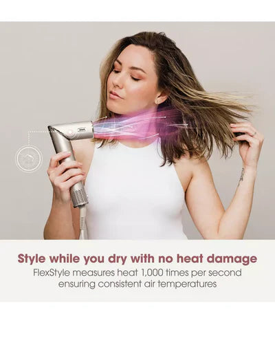 Shark FlexStyle 5-in-1 Air Styler & Hair Dryer with Storage Case | Stone