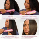 Shark SilkiPro Straightener + Dryer Pink – HT401UKPK