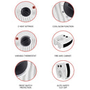 StayWarm 2000w Upright / Flatbed Fan Heater F2003WH