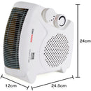 StayWarm 2000w Upright / Flatbed Fan Heater F2003WH