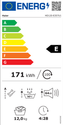 Haier X Series 5 8 kg Heat Pump Tumble Dryer | HD80‑D357U1
