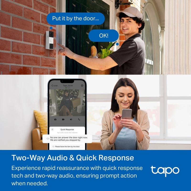 Tapo Video Doorbell Camera | D210