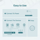 TP-Link 8-Port Gigabit Desktop Switch with 4-Port PoE+ TL-SG1008P