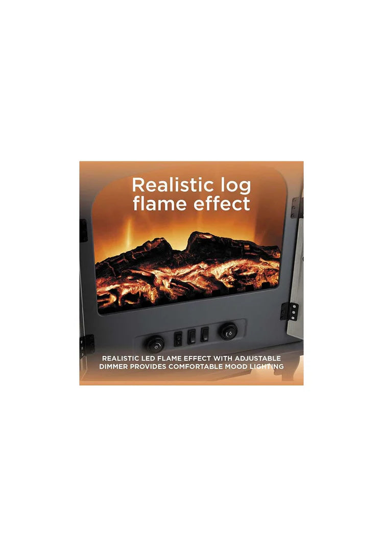 Warmlite 2KW Wingham Electric Double Door Stove WL46019G
