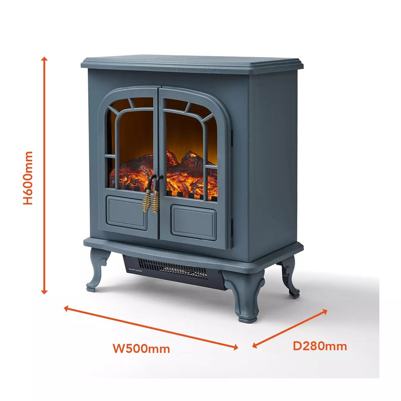 Warmlite 2KW Wingham Electric Double Door Stove WL46019G