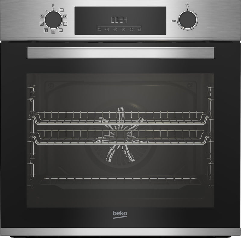 Beko 60cm Built-In Pyro Multi-Function Oven with AeroPerfect™ BBIE12301XMP