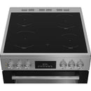 Beko 60cm Freestanding Electric Ceramic Cooker - Black | FDC6731S