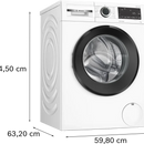 Bosch Series 6, A Rated, 10kg 1400rpm Washing Machine | White