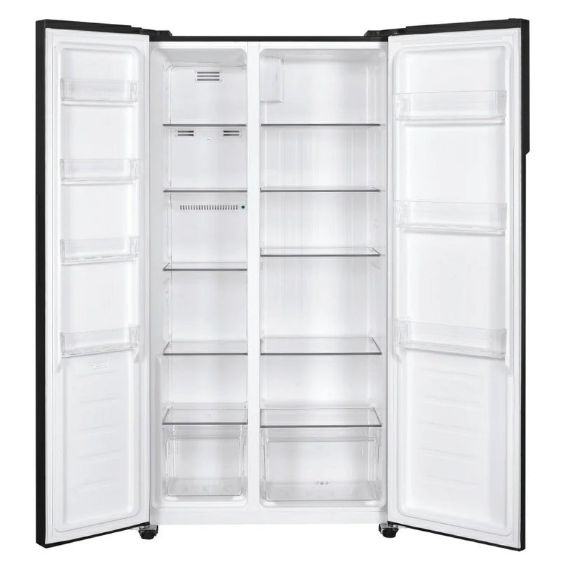 Candy 177x91CM Frost Free American Fridge Freezer - Black | CHSBSV5172EBKN