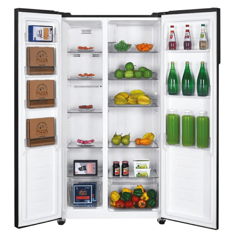 Candy 177x91CM Frost Free American Fridge Freezer - Black | CHSBSV5172EBKN