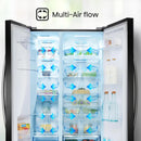 Hisense Freestanding Side by Side Fridge Freezer | RS694N4IBE