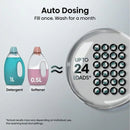 Hisense 5S Series Auto Dosing WiFi-enabled 12 kg 1400 Spin Washing Machine - Black | WF5S1245BB