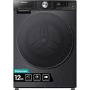 Hisense 5S Series Auto Dosing WiFi-enabled 12 kg 1400 Spin Washing Machine - Black | WF5S1245BB