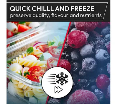 Hoover H-Fridge 700 Maxi French Door Fridge Freezer | Stainless Steel HONFQ2T7183BEXK