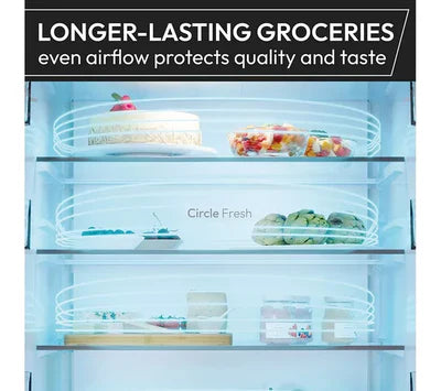 Hoover H-Fridge 700 Maxi French Door Fridge Freezer | Stainless Steel HONFQ2T7183BEXK