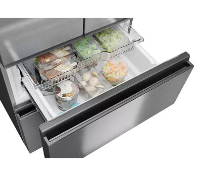 Hoover H-Fridge 700 Maxi French Door Fridge Freezer | Stainless Steel HONFQ2T7183BEXK