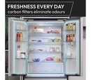 Hoover H-Fridge 700 Maxi French Door Fridge Freezer | Stainless Steel HONFQ2T7183BEXK