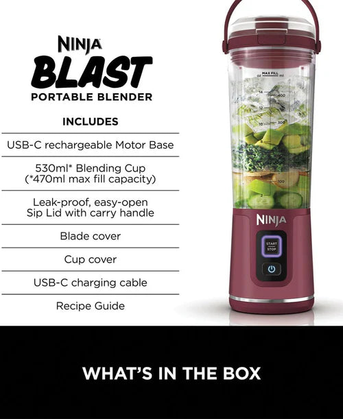 Ninja Blast Portable Blender  | Cranberry