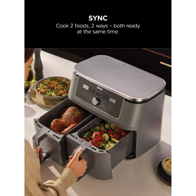 Ninja MAX 6-in-1 Dual Zone Air Fryer | 9.5L | DZ400UK
