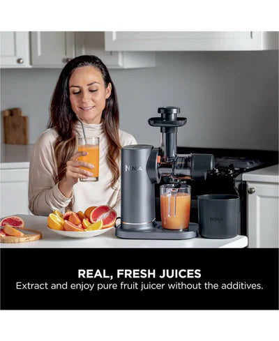 Ninja Cold Press Juicer with Anti-Clog Filter | Machine Grey JC151UK