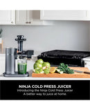 Ninja Cold Press Juicer with Anti-Clog Filter | Machine Grey JC151UK