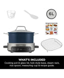 Ninja Foodi 8-Mode 6L PossibleCooker Rice & Slow Cooker | Midnight Blue