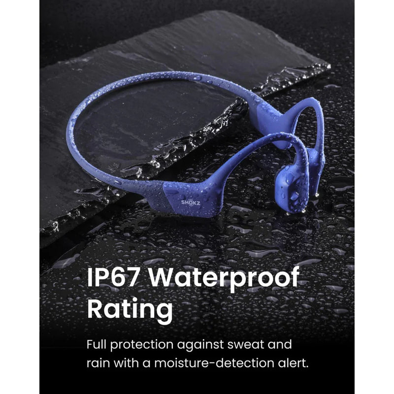 Aftershokz Shokz OpenRun Sport Wireless Headphone - Blue