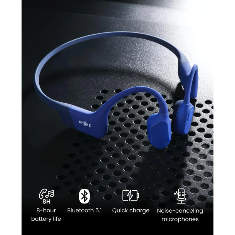 Aftershokz Shokz OpenRun Sport Wireless Headphone - Blue