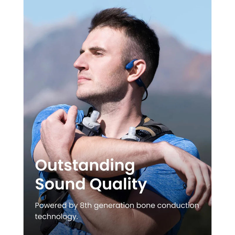 Aftershokz Shokz OpenRun Sport Wireless Headphone - Blue