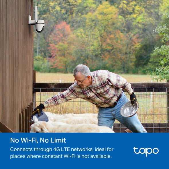Tapo Outdoor Pan/Tilt 4G LTE Camera C510GW