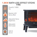 Warmlite 1.8KW Log effect stove WL46017